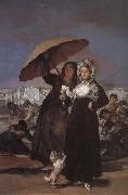 Francisco Goya Les Jeunes oil